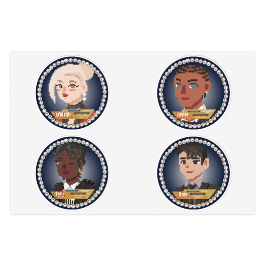 Rizz: The Game - Date Pack Sticker Sheets