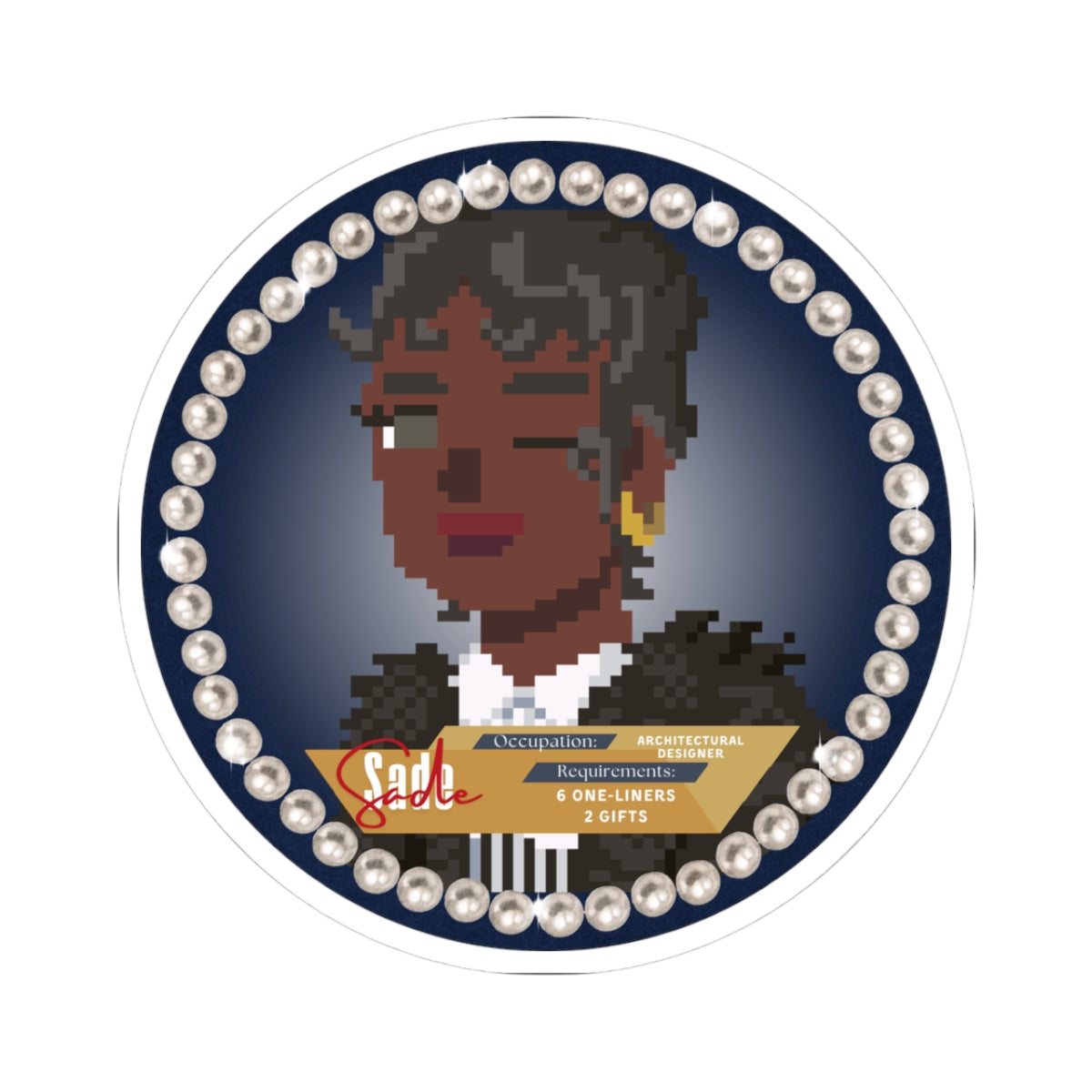 Rizz: The Game - The Date Card - Sade I Single Stickers