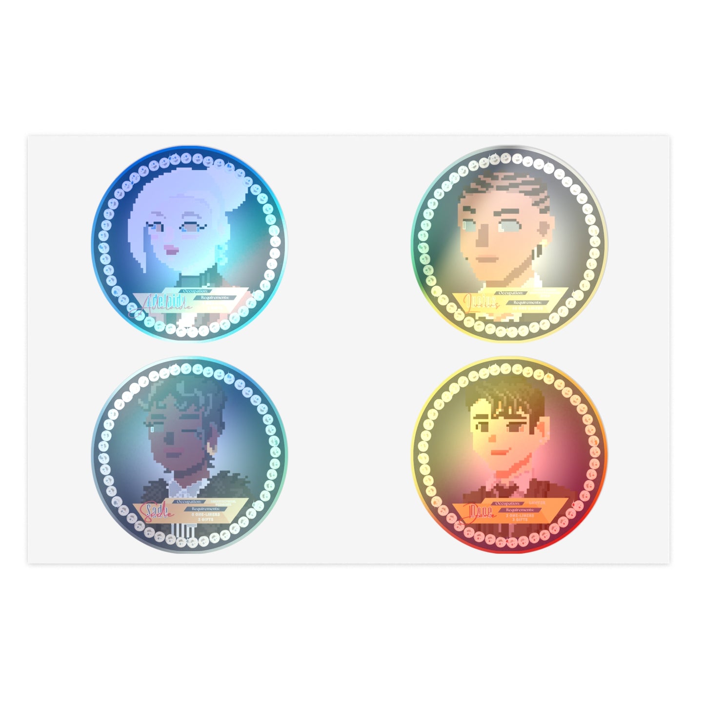 Rizz: The Game - Date Pack Sticker Sheets