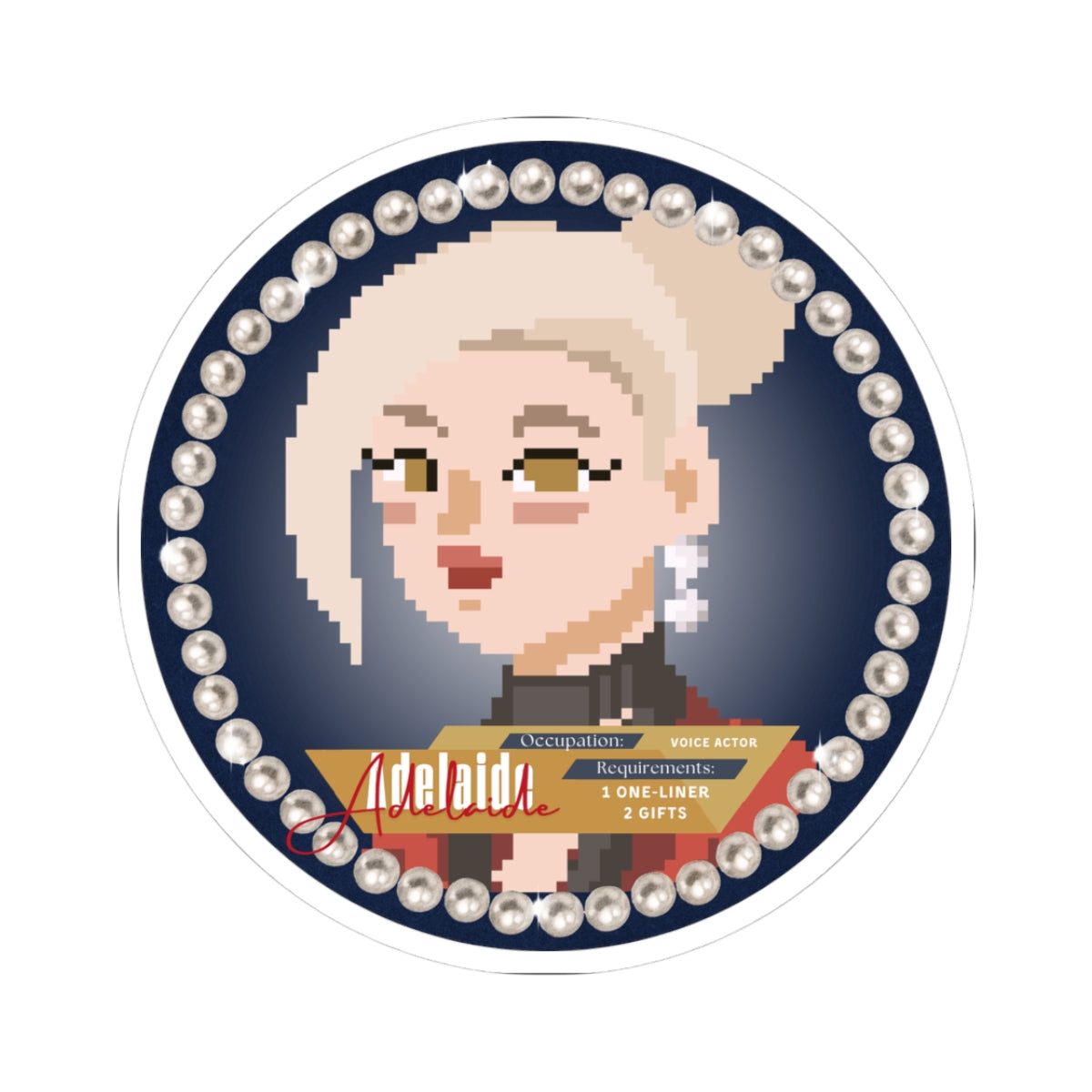 Rizz: The Game - The Date Card - Adelaide I Single Stickers