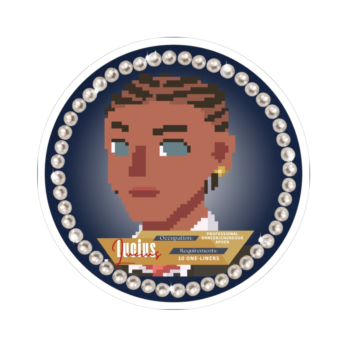 Rizz: The Game - The Date Card - Lucius I Single Stickers